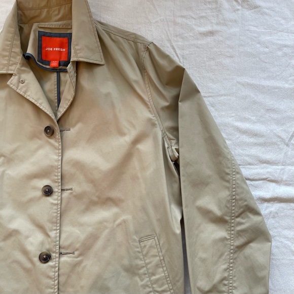 Joe Fresh beige classic trench coat - Picture 4 of 5